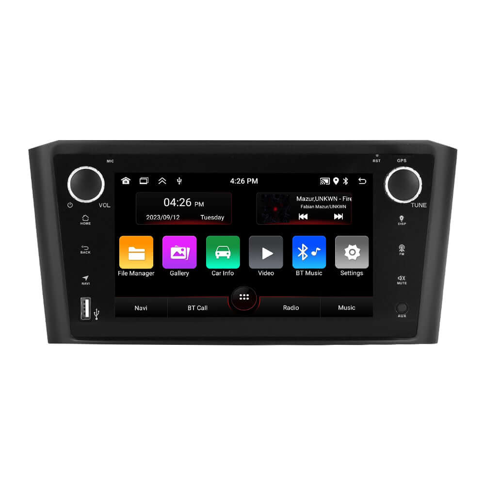 Toyota Avensis 02-08 – 7" Radio m. Apple CarPlay og Android Auto – Bilmedie.dk