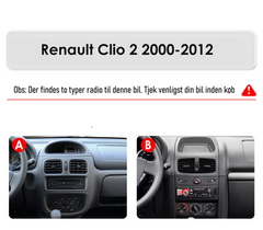 Renault Clio 05-14 - 9 "Radio med Apple CarPlay och Android Auto