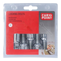 Carpoint låsbara hjulbultar M14x1,5x26mm D-kulhuvud 