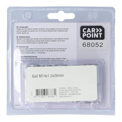 Carpoint låsbara hjulbultar M14x1,5x26mm D-kulhuvud 