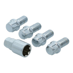 Carpoint låsbara hjulbultar M14x1,5x26mm D-kulhuvud 