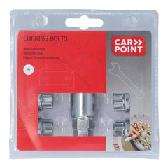 Carpoint låsbara hjulmuttrar M12x1,25 E (konisk säte) 