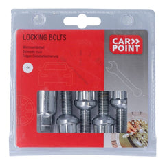 Carpoint låsbara hjulbultar M12x1,5x26mm C-kulhuvud 