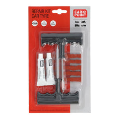 Carpoint däckreparationssats, 9 delar 