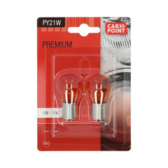 Carpoint Premium-billampor 12V PY21W 2 st. 