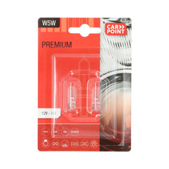 Carpoint Premium-billampor 12V W5W 2 st. 