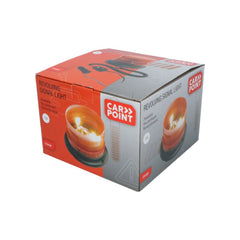 Carpoint roterande varningsljus 12V orange xenon 