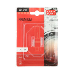 Carpoint. Premium-billampor 12V W1,2W, 2 st. 