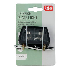 Carpoint registreringsskyltbelysning 12V E11 72 mm 