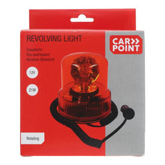 Blinkande rotorvarningsljus 12V orange magnetisk 