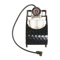 Carpoint Premium däckpump med dubbelcylinder 