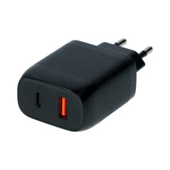 Carpoint snabbladdare med två portar (vägg) – 20 W USB-C + 18 W USB-A 3.0 