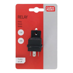 Carpoint 12V-relä, 5-poligt, 30 A 