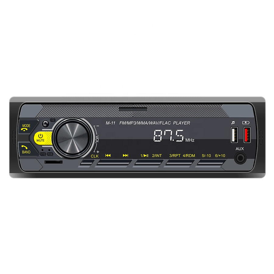 1-DIN radio med Bluetooth, FM och USB
                
