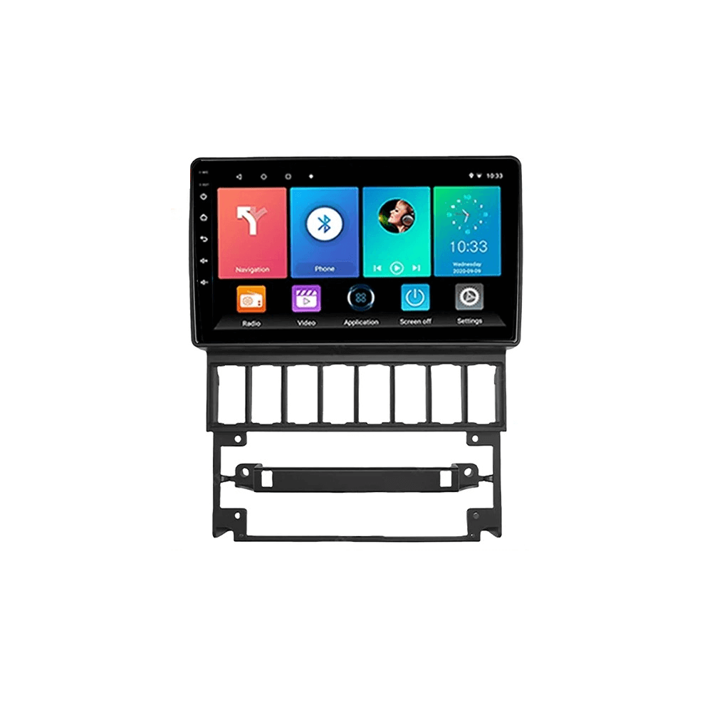 Audi 80 90-96 - 9" Radio m. Apple CarPlay og Android Auto med 9” touchskærm og monteringsramme.