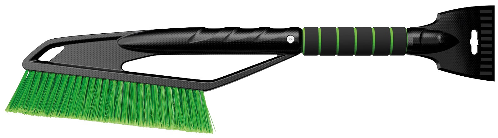 Versaco isskrapa med borste, 55 cm, med softgrip-handtag