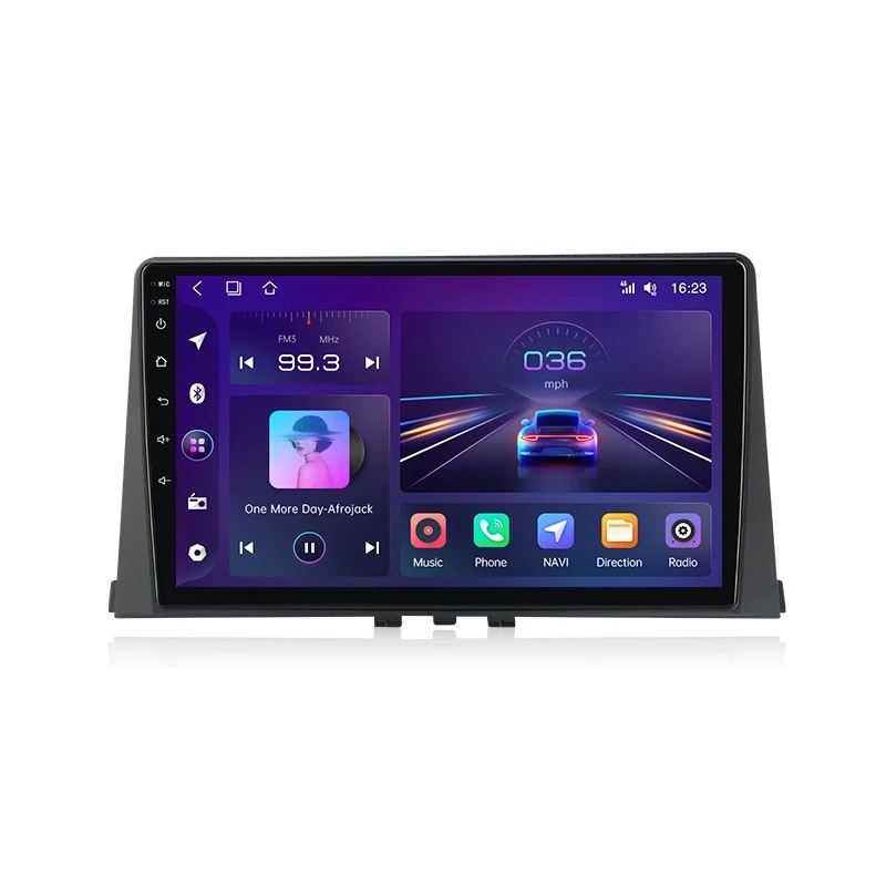 Citroën Berlingo/Peugeot Partner 19-26 - 10,1" radio med Apple CarPlay och Android Auto, infotainmentsystemdisplay