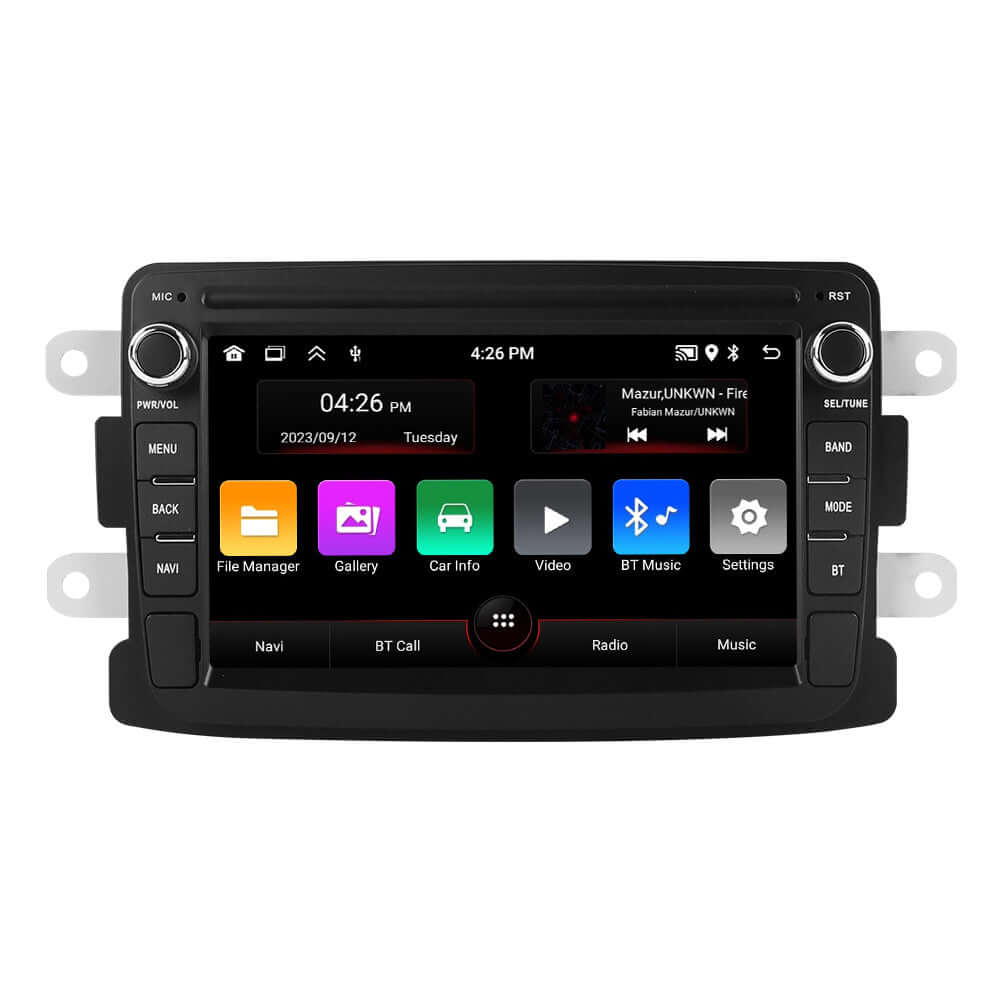 Renault/Dacia - 7" bilradio med Apple CarPlay och Android Auto – Bilmedie.se