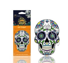 Flerfärgad bildoft Dia de los Muertos Gold Tatoo