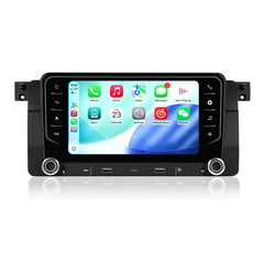 BMW E46 - 7" radio (2026 modell) med Apple CarPlay och Android Auto 