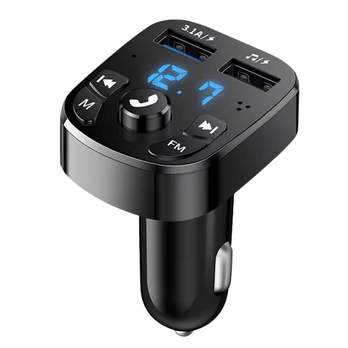 12V-laddare till cigarettuttag med inbyggd Bluetooth-transmitter – Bilmedie.se