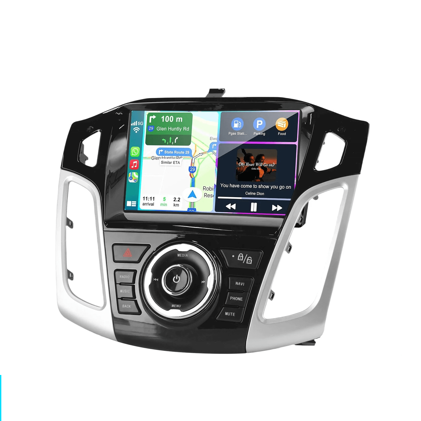Ford Focus 11-18 - 9" Radio m. Apple CarPlay og Android Auto – Bilmedie.dk