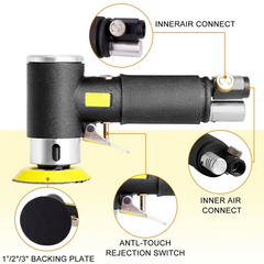 Pneumatisk polermaskin & mini-luftslip combo 1200 RPM 