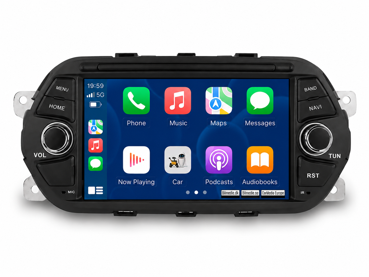 Fiat Tipo 15-19 - 7" radio med Apple CarPlay och Android Auto 