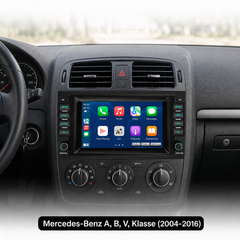 Mercedes-Benz A-Klass, B-Klass, V-Klass, Sprinter 04-16 - 8" radio med Apple CarPlay och Android Auto 