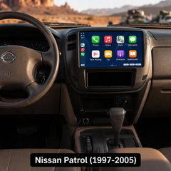 Nissan Patrol 1997-2005 - 9" radio med Apple CarPlay och Android Auto 