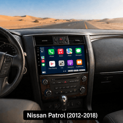 Nissan Patrol 2012-2018 - 9" radio med Apple CarPlay och Android Auto 