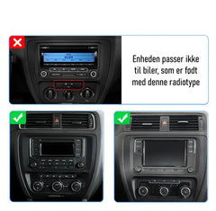 VW Jetta/Bora 11-18 - 10.1 "Radio med Apple CarPlay och Android Auto