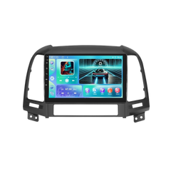 Hyundai Santa Fe 2006-2012-9 "Radio med Apple CarPlay och Android Auto
