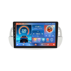 Fiat 500 07-15 - 9 "Radio med Apple CarPlay och Android Auto
