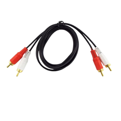 RCA Audio Cables - 1,5 meter (han till honom, röd och vit)