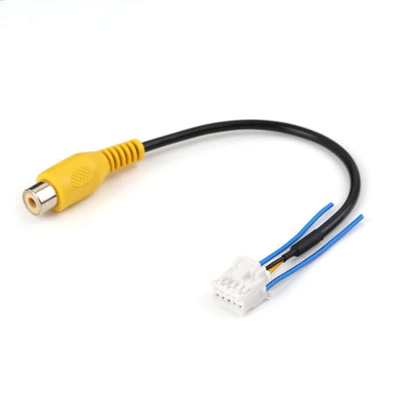 Videoadapter med antenn – för Bilmedie-radios, gul RCA-videokontakt för bilkameror.