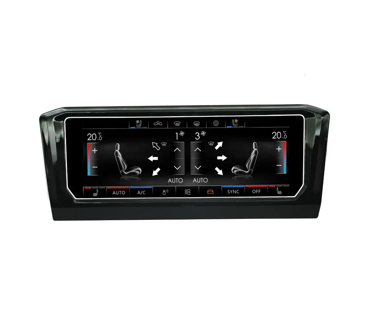 VW Golf 7 (2013–2020) – 6,9" digital klimatpanel med touch 