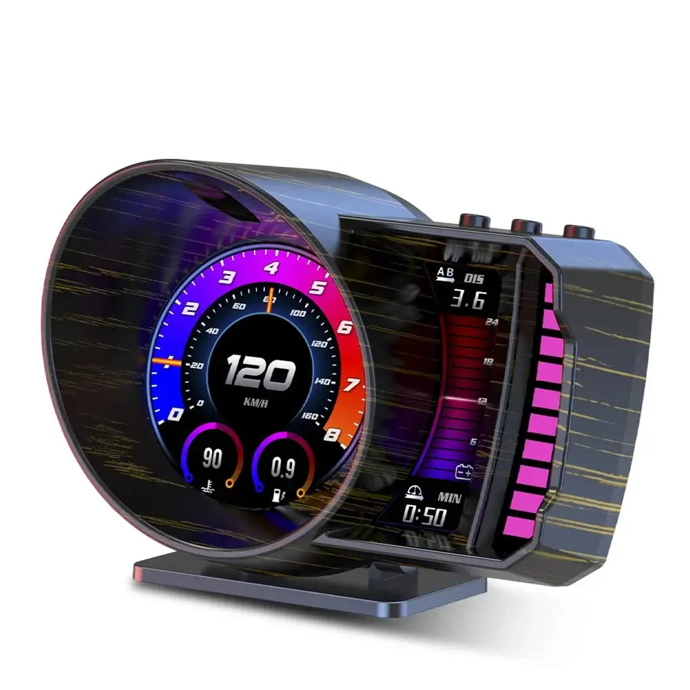 3,5" Head-Up Display (HUD) för bil – digital hastighetsmätare med OBD2 