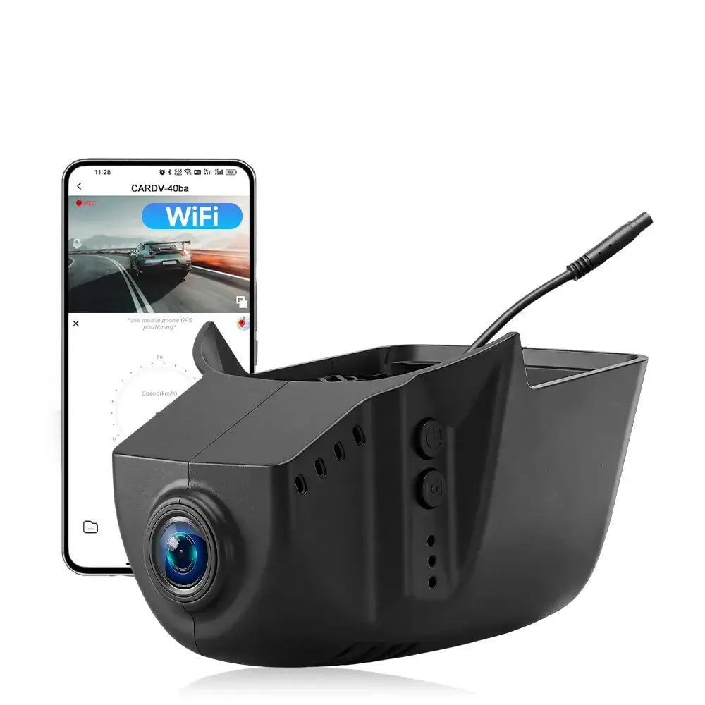 4K dold dashcam för Volkswagen Tiguan 2020-2026 – Plug & Play 