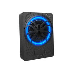 10" Aktiv Slim Subwoofer med RGB LED & Bluetooth-app – 1200W toppeffekt 