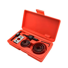 Hålsågssats 19-64 mm – 8 delar med centrumbor och adapter 