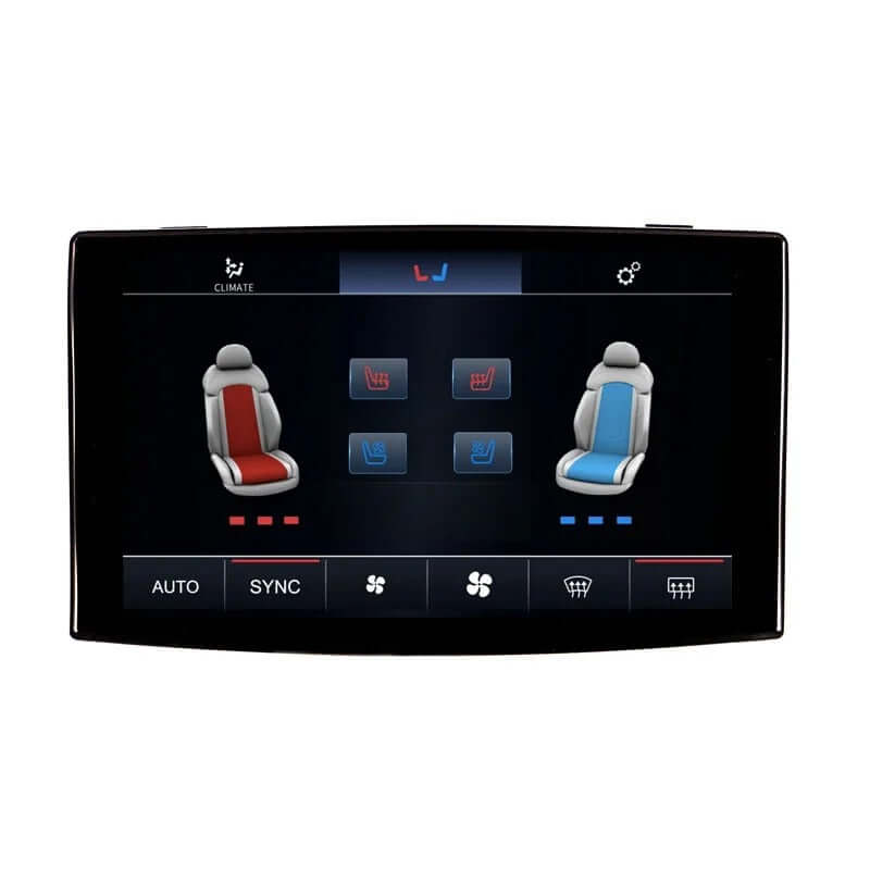 Audi A8 D3 (2005–2010) – digital klimatpanel med LCD-display 
