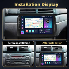 BMW E46 - 9 "Radio med Apple CarPlay och Android Auto
