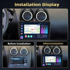 Nissan Qashqai 06-13 - 9 "Radio med Apple CarPlay och Android Auto