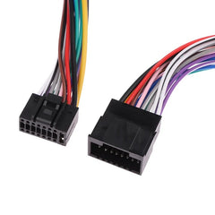 60 cm ISO-kabel till bilradio – 16-pin-adapter för Bilmedie-radioenheter 