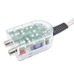 2-kanals High to Low Converter – RCA line output-adapter för bilradio 