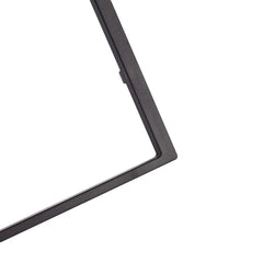 2 DIN monteringsram för bilradio – universell svart ram 188 x 166 mm 