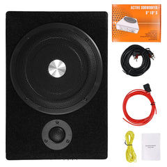8" aktiv slim-subwoofer under sätet – 600W 
