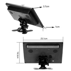 10,1" HD LCD-skärm – miniskärm för bil, TV och dator 