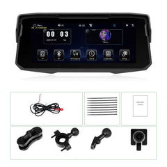 6,86” motorcykelskärm med CarPlay, Android Auto, AirPlay och TPMS 